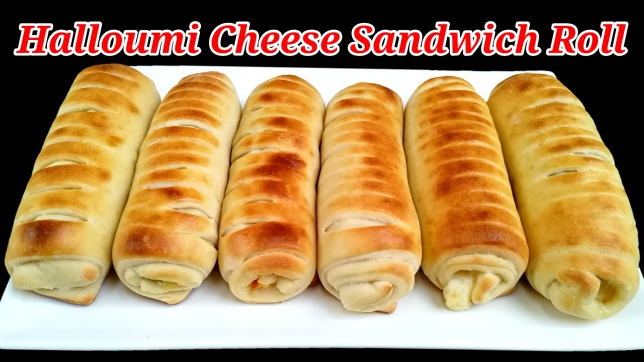 Cheese Fatayer || Halloumi Cheese Sandwich || Halloumi Cheese Roll || Arabic Cheese Bread || Ramadan