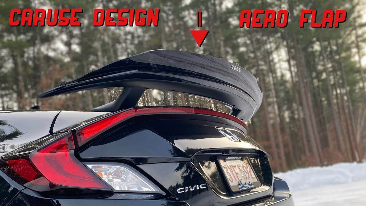 Unboxing and Installing | Caruse Design Aero flap | 10th Gen Honda Civic SI Coupe