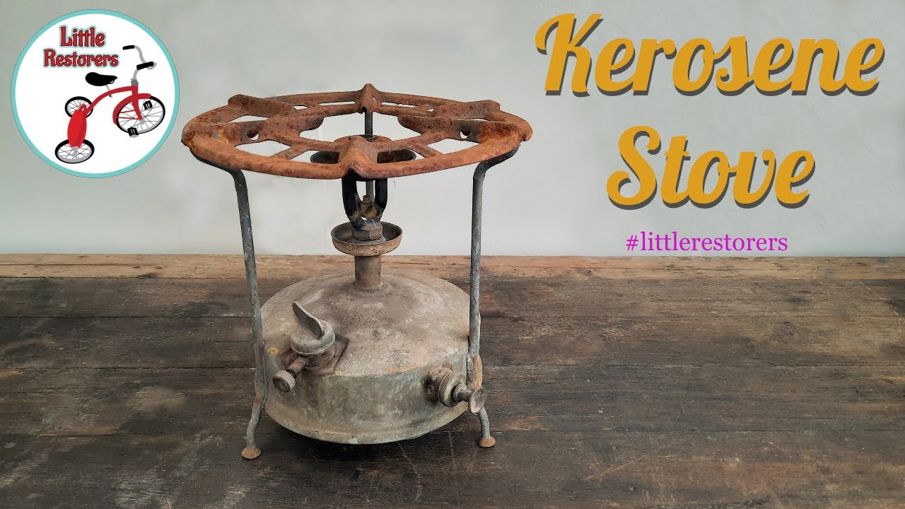 Old Kerosene Stove Restoration - Vintage Companion Brand.