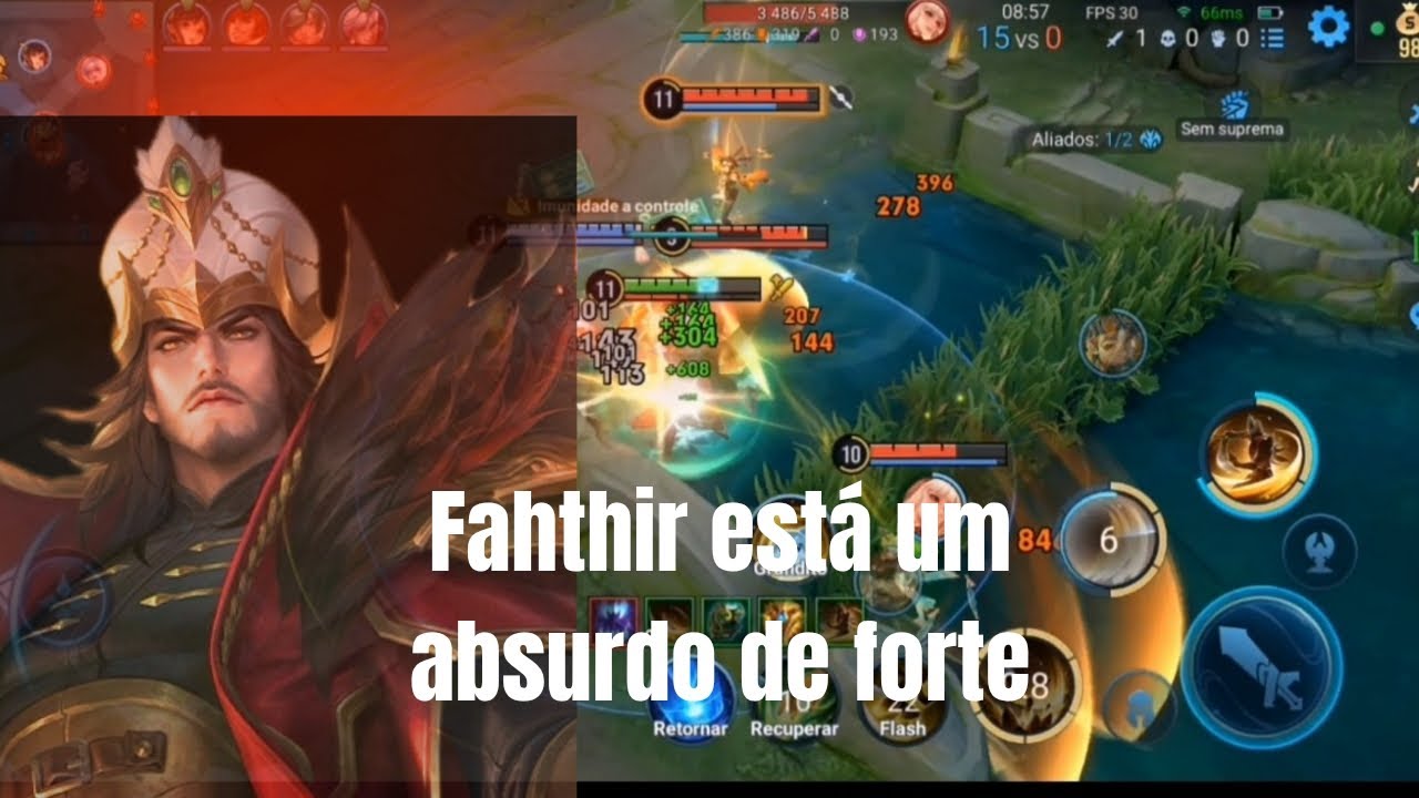 Fathir bufado ficou forte demais!