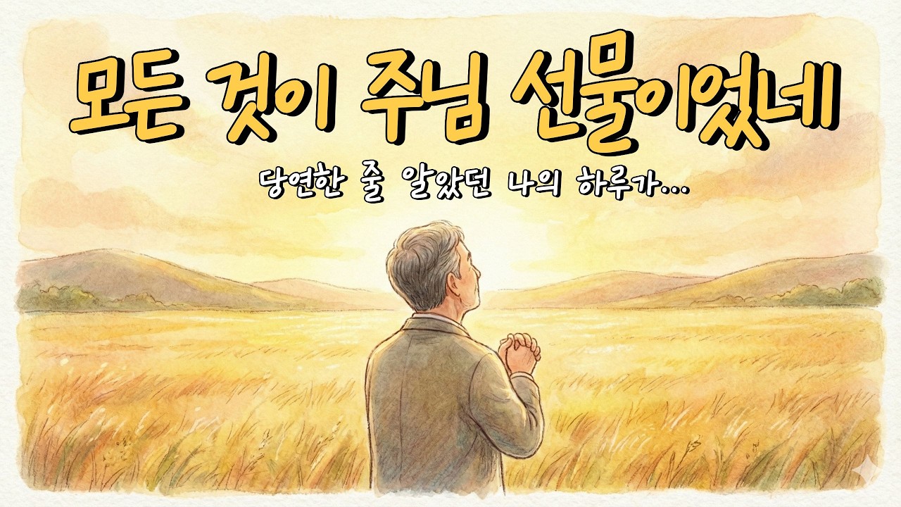 당연한 줄 알았죠... (모든 것이 주님 선물이었네) | 지치고 외로울 때 듣는 눈물의 위로 찬양