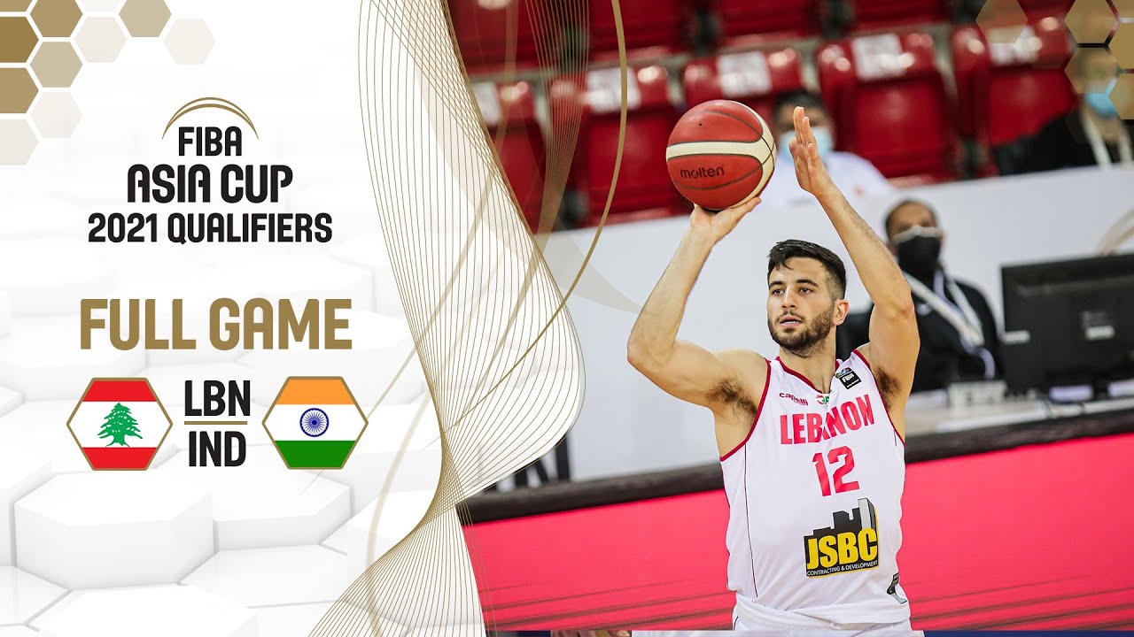 Lebanon v India | Full Game - FIBA Asia Cup 2021 Qualifiers