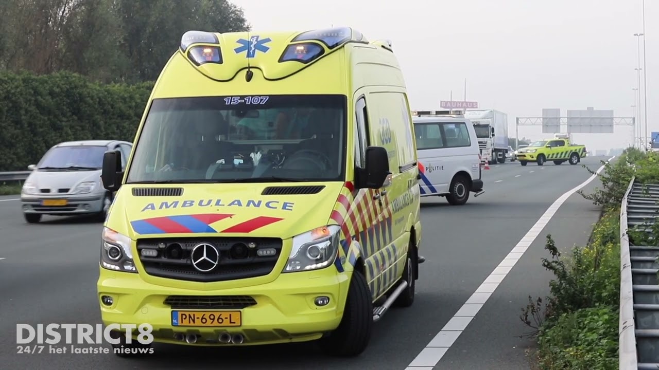 Ruim anderhalf uur vertraging na aanrijding met vrachtwagen A4 Rijswijk
