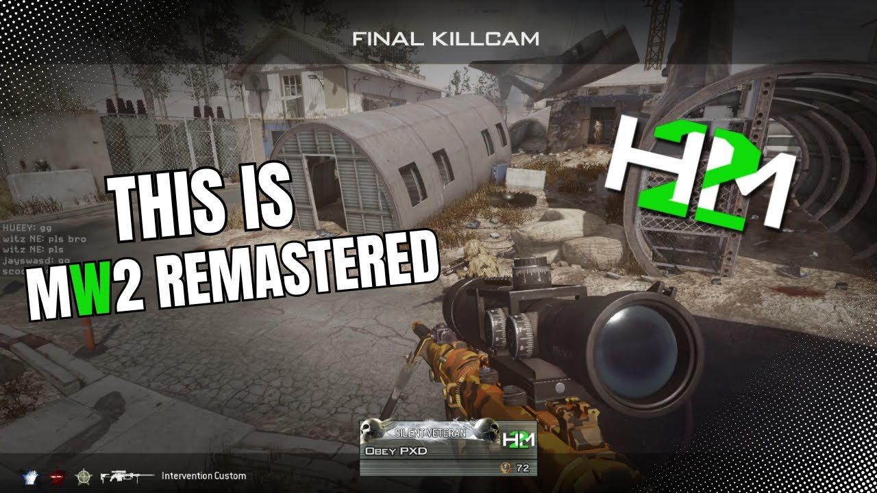 Modern Warfare 2 Remastered sniping is SO GOOD! (H2M GAMEPLAY)