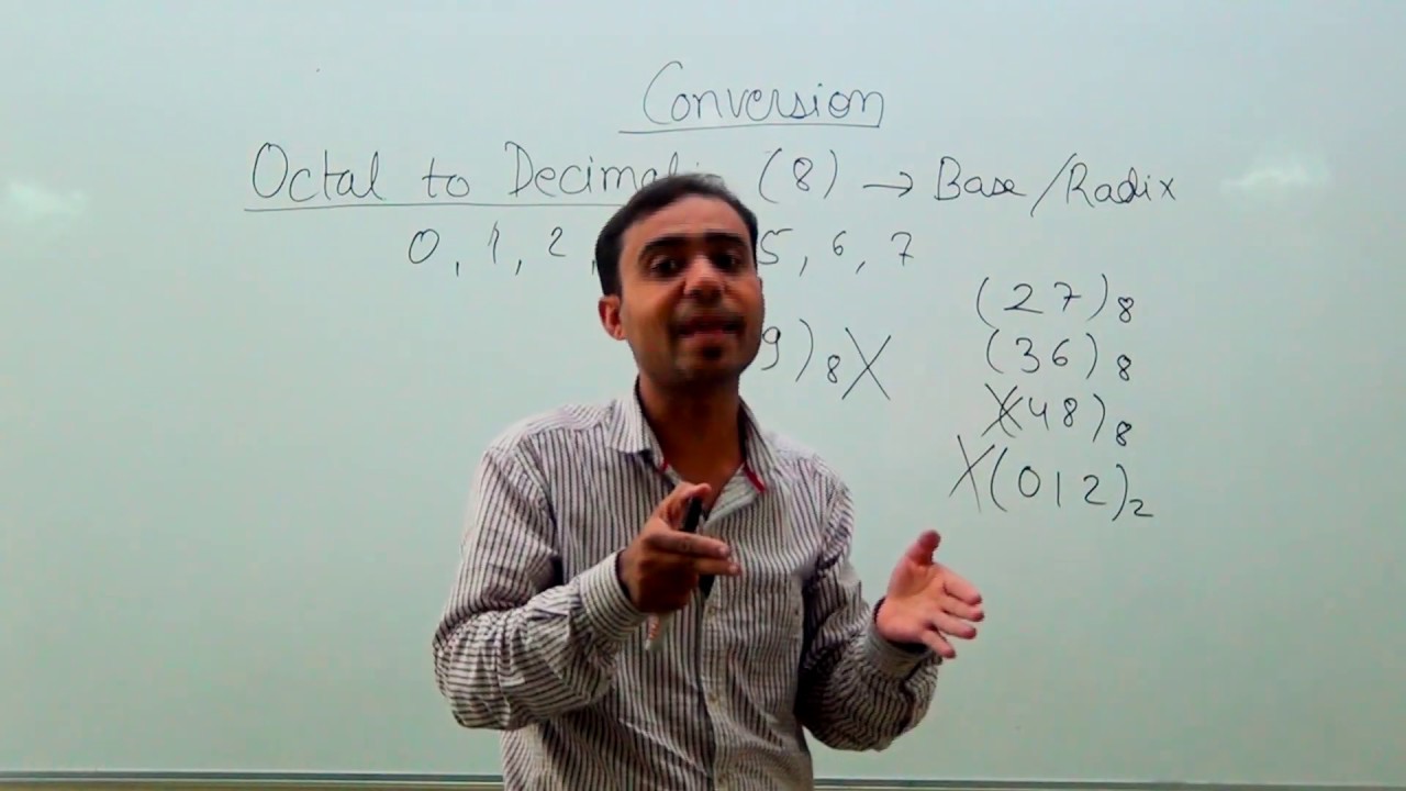 Tutorial 4 : Octal to Decimal Conversion in Hindi