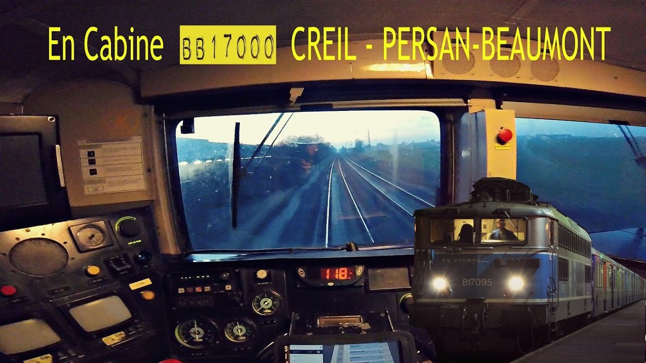 [En Cabine] Ultime voyage en BB17000 sur l'axe Creil-Pontoise