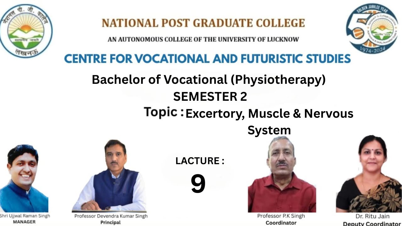 Excertory, Muscle & Nervous System (PT Sem 2)