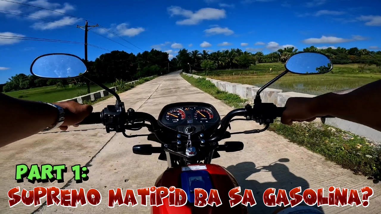 Ep152: Part 1 HONDA SUPREMO MATIPID BA SA GASOLINA? || ISANG LITRO SA 18 KILOMETERS KAKAYANIN BA?