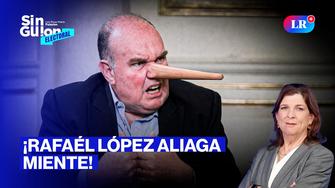 LAS MENTIRAS DE LÓPEZ ALIAGA Y BALCÁZAR EN PROBLEMAS | SIN GUION CON ROSA MARÍA PALACIOS #FEEG2026