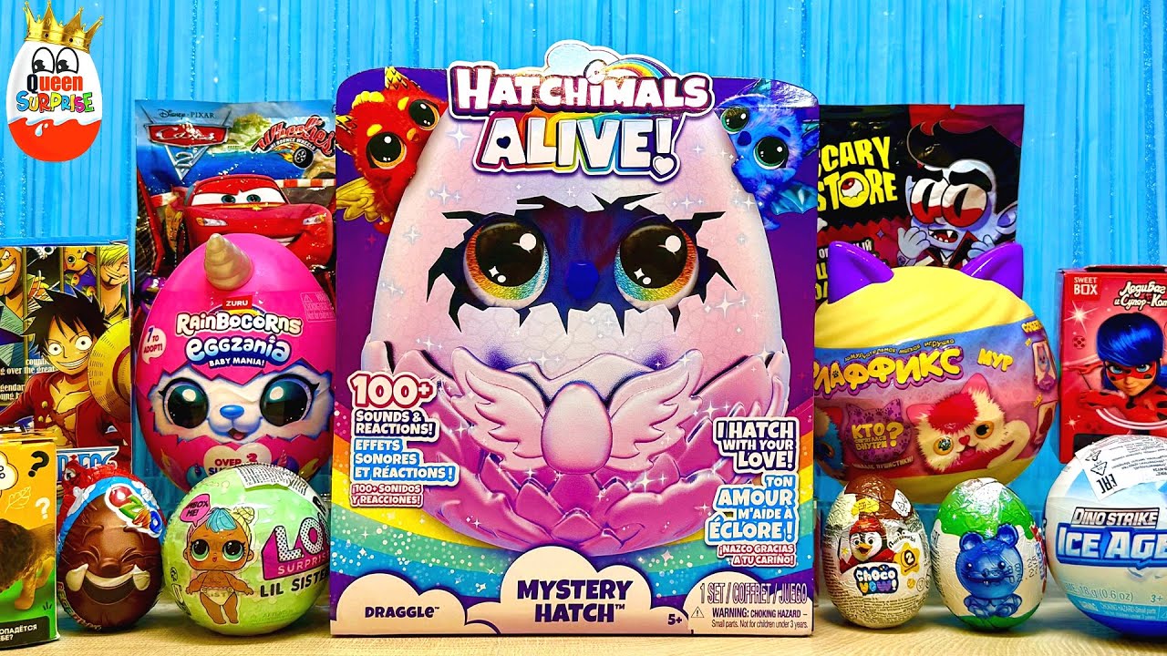Сюрприз Mix!HATCHIMALS ALIVE,Тачки,Леди баг и Супер Кот,RAinBoCoRns,One Piece,LOL Surprise