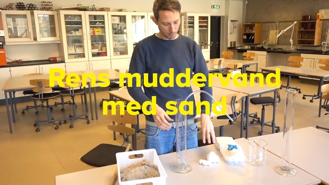 Rens muddervand med sand #