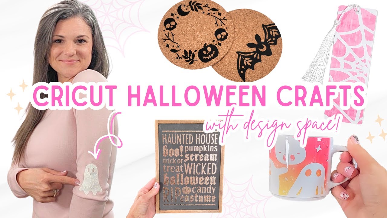 Cricut Halloween Projects for Beginners with Design Space | Cricut Beginner Friendly Projects