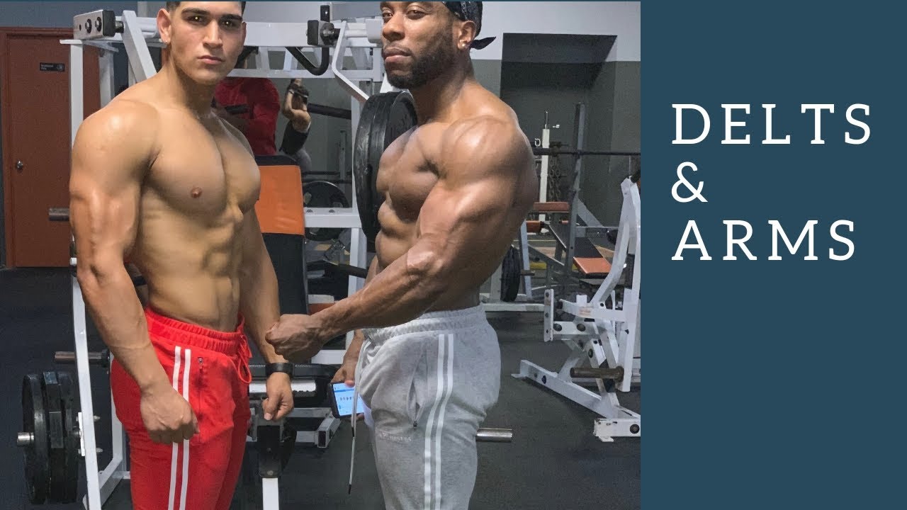Delts & Arms Workout At METROFLEX GYM | Postworkout Meal | High Volume