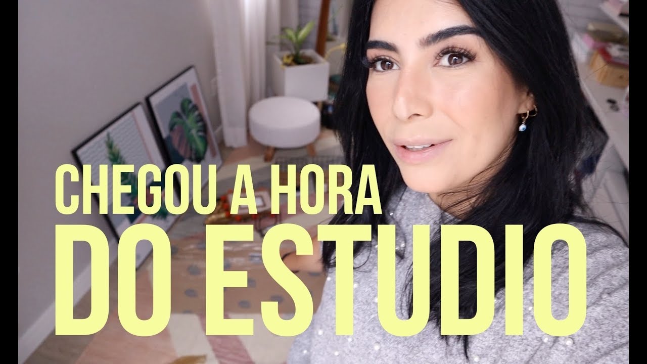 CHEGOU A HORA DO ESTUDIO 🤩🥳