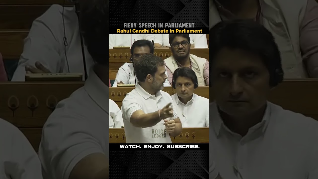 Rahul Gandhi's Explosive Parliament Speech || Rahul Gandhi Takes On Government in Parliament.