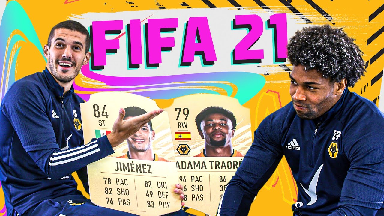 IS ADAMA TRAORE HAPPY THIS YEAR? | WOLVES PLAYERS REACT TO FIFA 21 RATINGS!