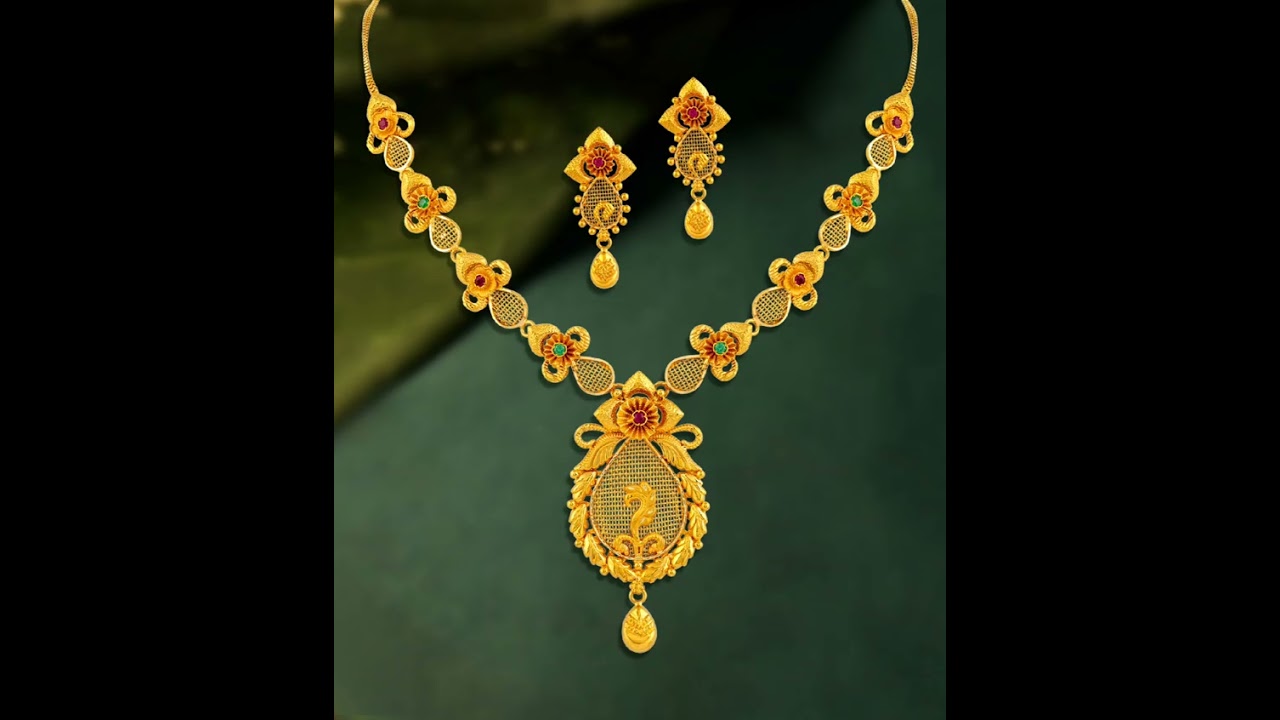 My 🔥 latest Gold Necklace jewellery designs 😘 || Gold jewellery by Tanishq 😘||