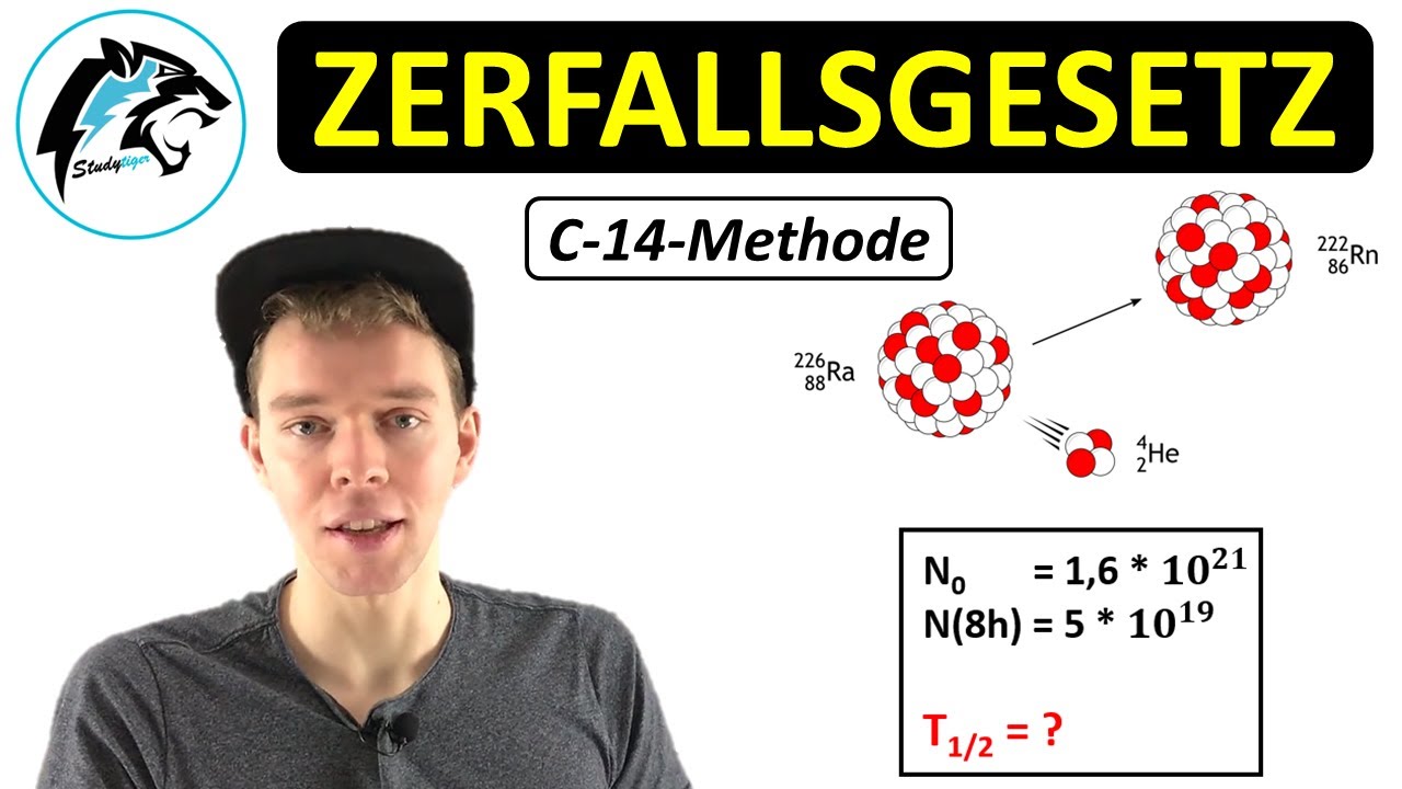 Zerfallsgesetz & Halbwertszeiten berechnen | (ABI-Aufgaben)