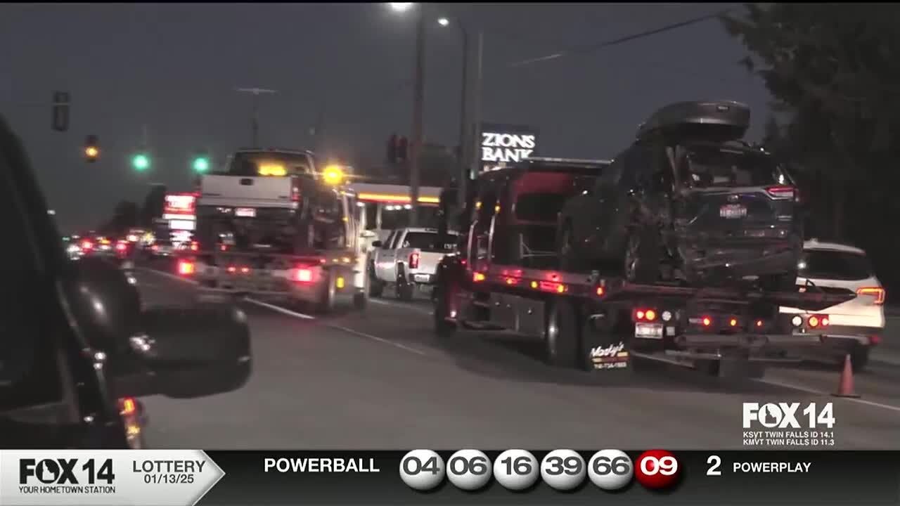 Multiple vehicle crash leaves one person hospitalized | KMVT