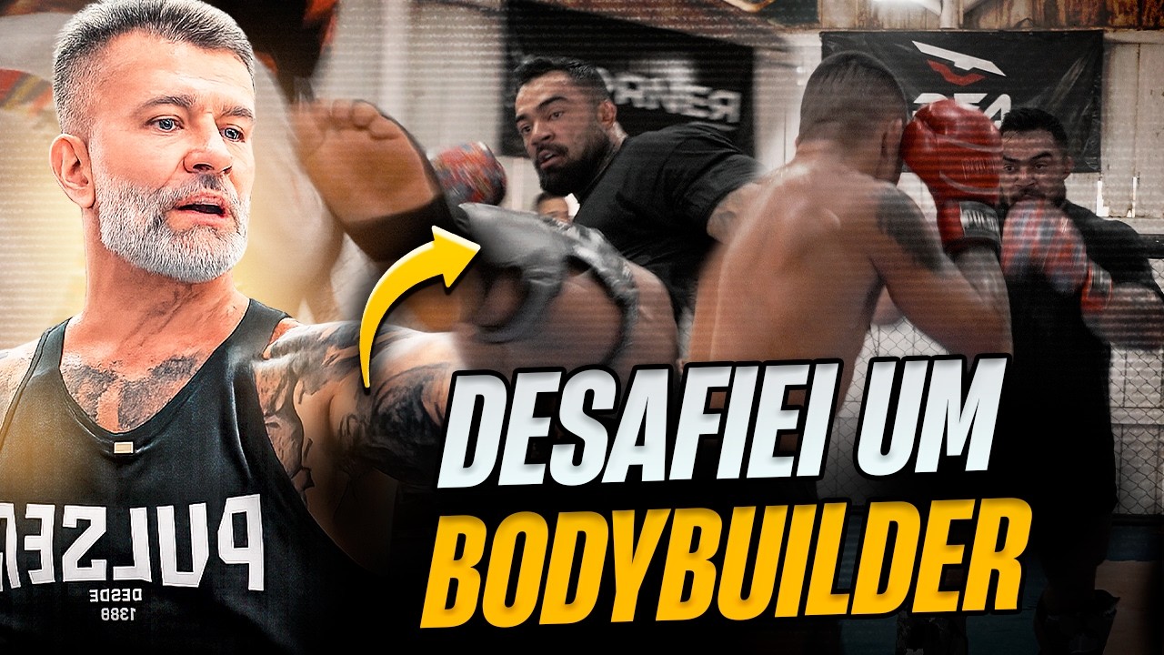 COLOQUEI UM BODYBUILDER PRA LUTAR COM 3 ATLETAS | Rangel Farias - Bruno Santos