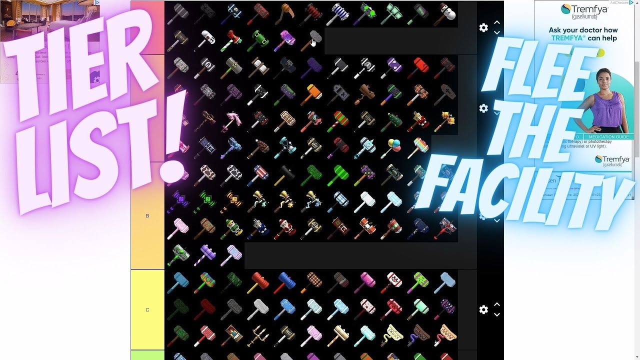 Every Hammer in Flee the Facility! (Tier List)