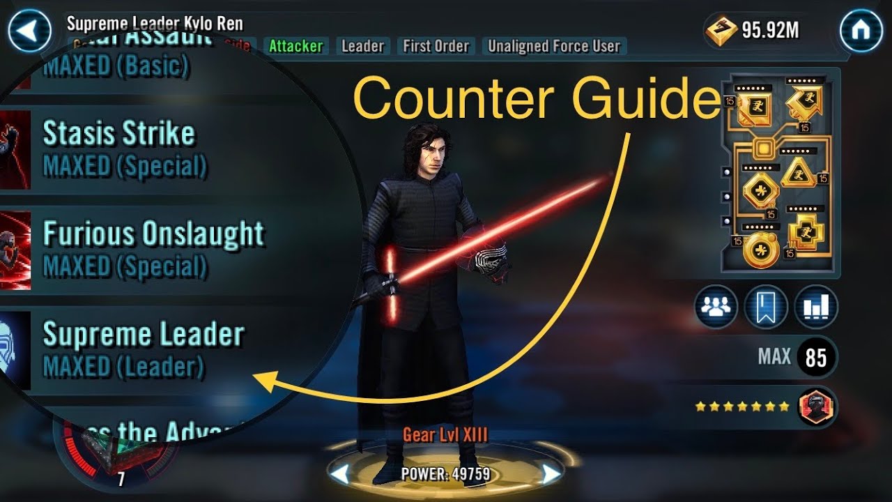 SLKR Destroys Lord Vader - SWGOH