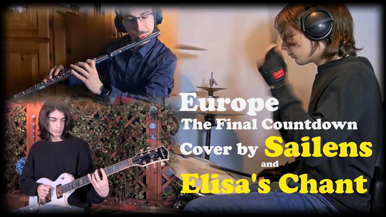 Europe - The Final Countdown - FLUTE, GUITAR, DRUM cover