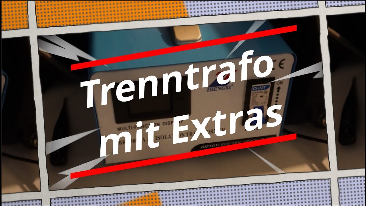 Trenntrafo ‎EU-GBK-500VA mit Extras, Perfekt für Messungen & Reparaturen.