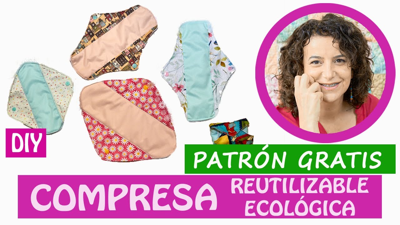 Cómo hacer COMPRESAS REUTILIZABLES de TELA ✅ | ECOLÓGICAS 👌