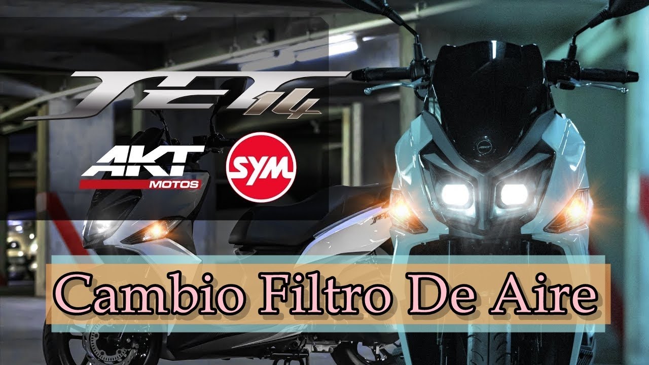 Cambio Filtro De Aire AKT SYM Jet 14