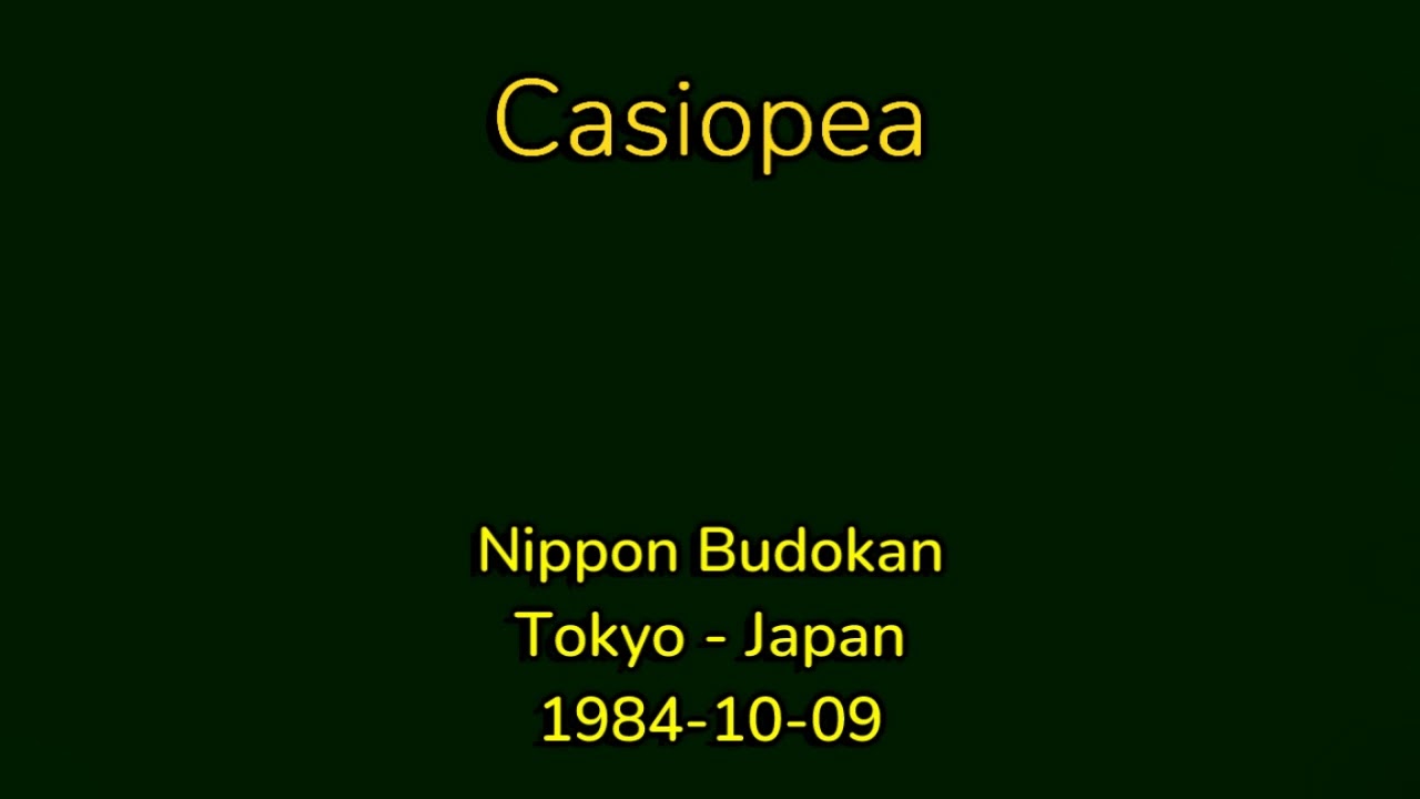Casiopea - 1984-10-09 - Nippon Budokan, Tokyo, Japan [FM]