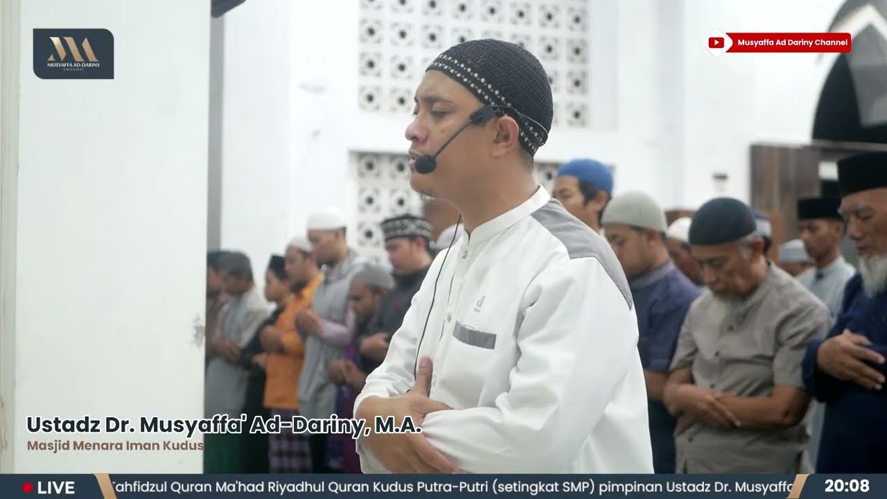 Tarawih Malam 5 Ramadan - Ust. Dr. Musyaffa', M.A. & Ust. Muhammad, S.H. | Masjid Menara Iman Kudus