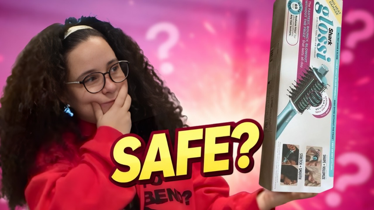 Shark Glossy Review on Thick Curly Hair?! Does it ACTUALLY work?