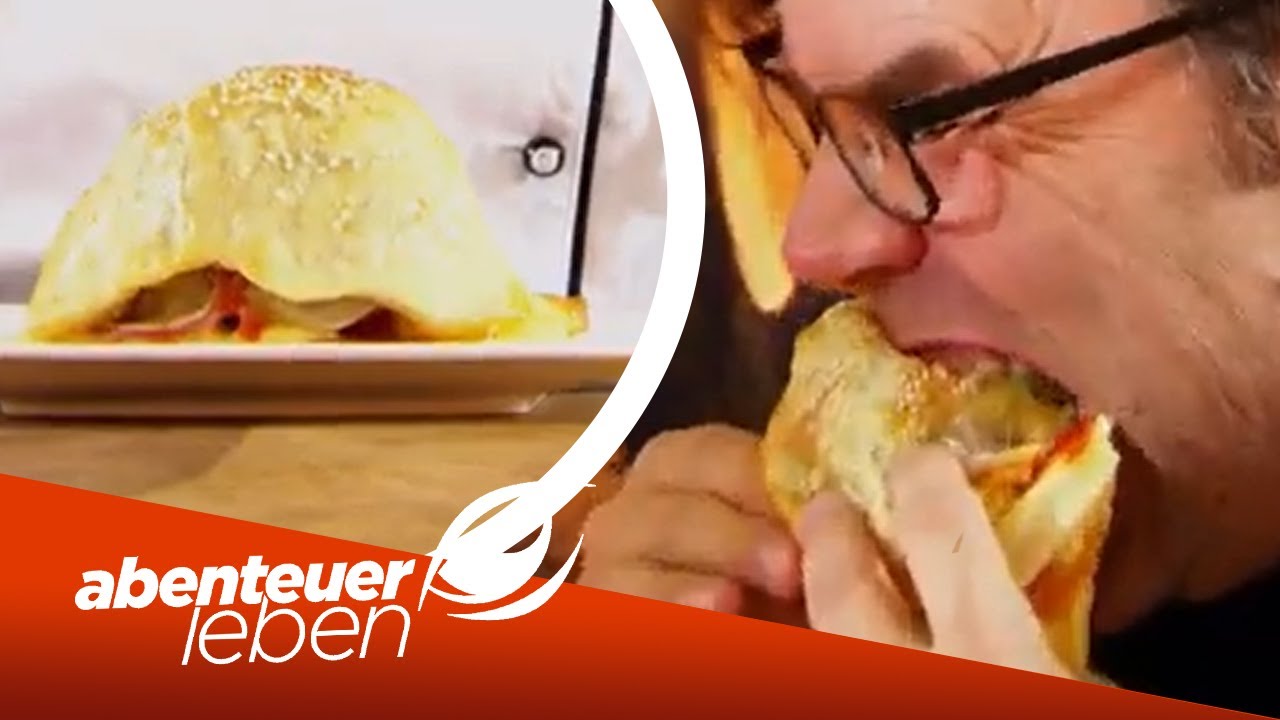 Schmaus oder Graus? Hoffmann experimentiert mit Cheeseburger Calzone | Abenteuer Leben | Kabel Eins