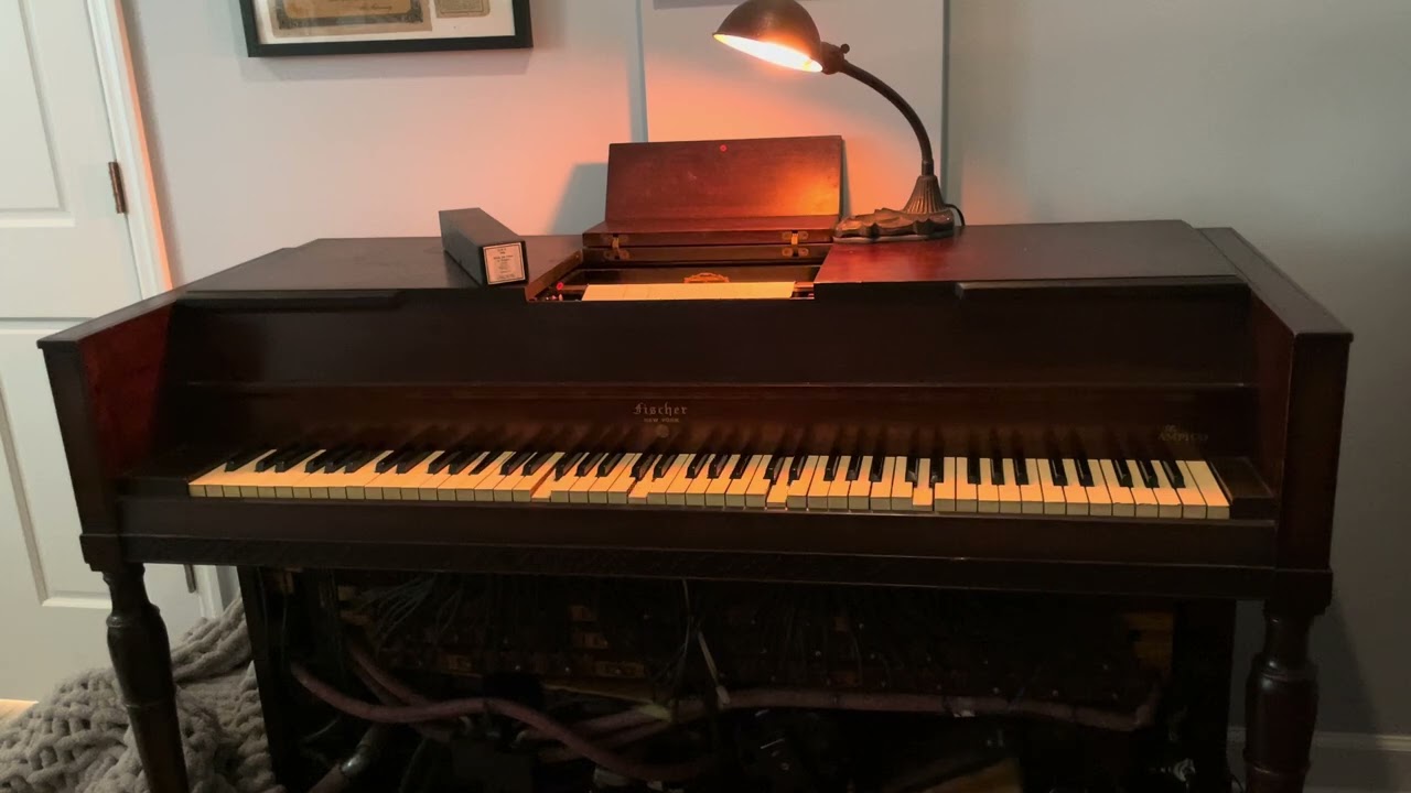 “Break The News To Mother” QRS 406 Recut on a rare Ampico Spinet