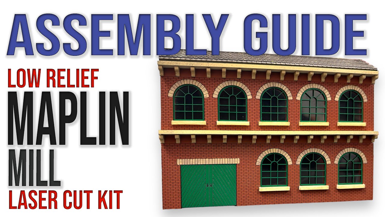 Laser Cut Low Relief Building 'Maplin Mill' | Model Railway
