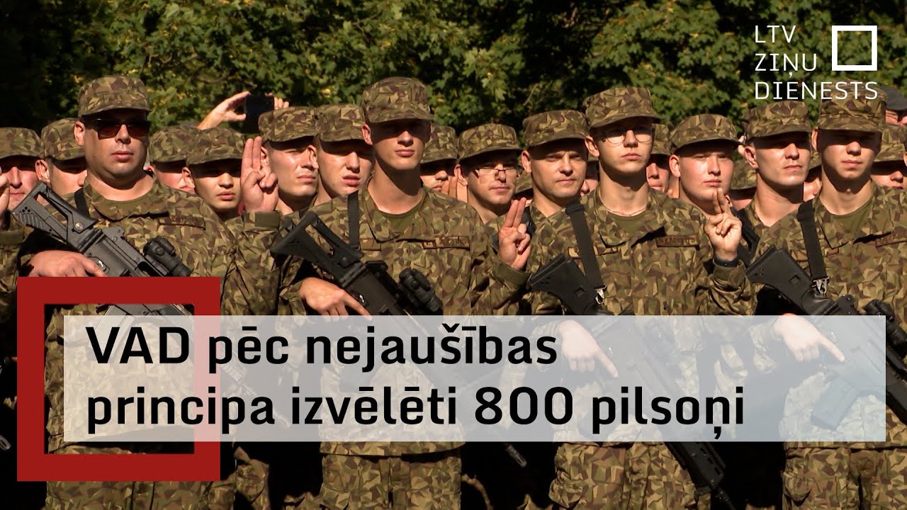 VAD iesaukuma atlasē pēc nejaušības principa izvēlēti 800 pilsoņi