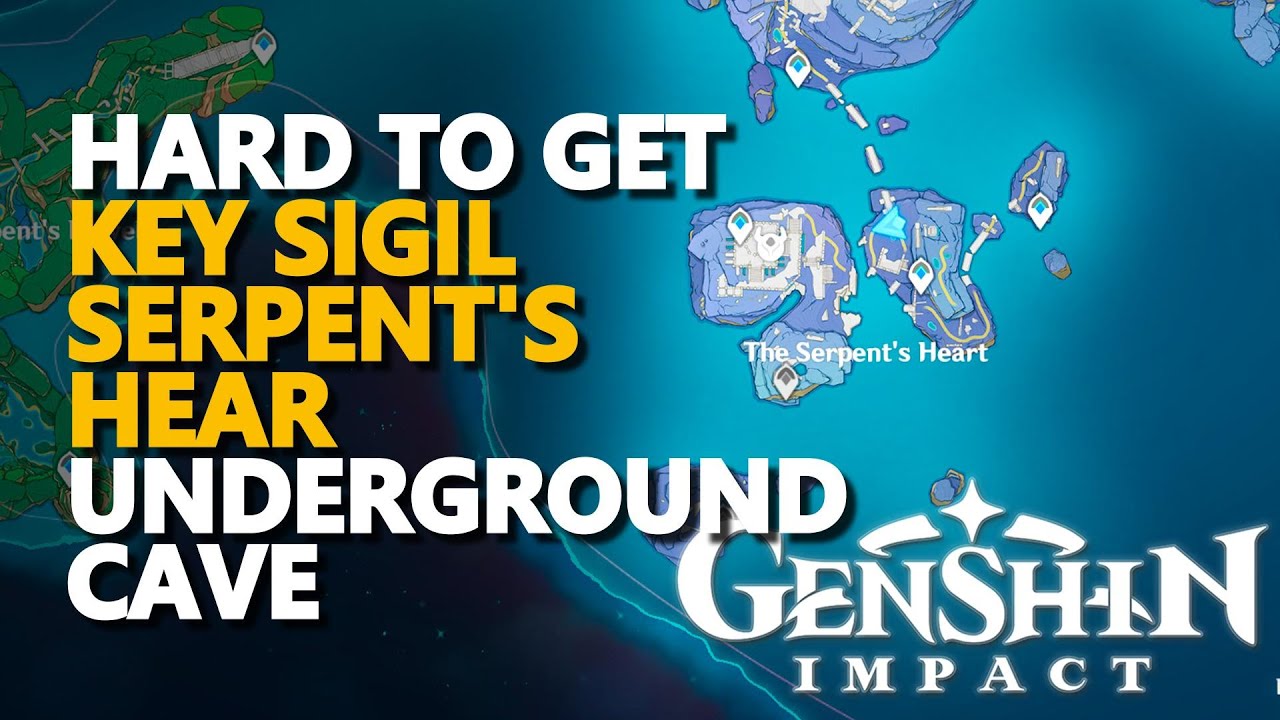 Hard to get Serpent's Heart Key Sigil Genshin Impact Underground Cave