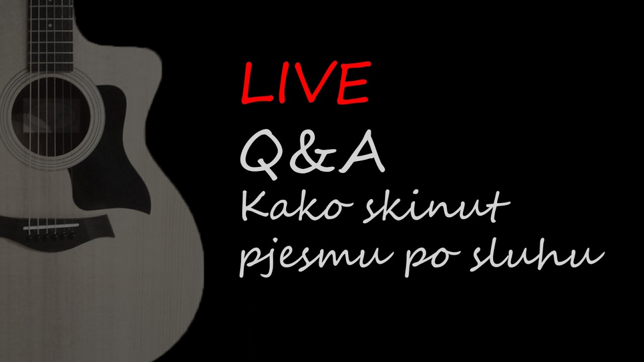 Live - Q&A, Pripremamo lekciju 
