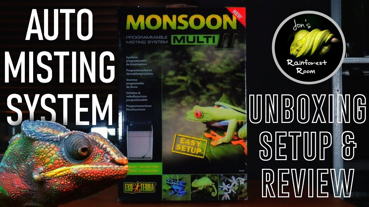How To Setup The Exo Terra Monsoon Multi ii In A Panther Chameleon ReptiBreeze XL