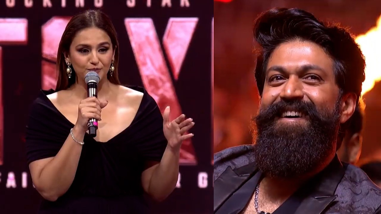 Actress Huma Qureshi Speech @ Toxic Pre-Release Event in Chennai