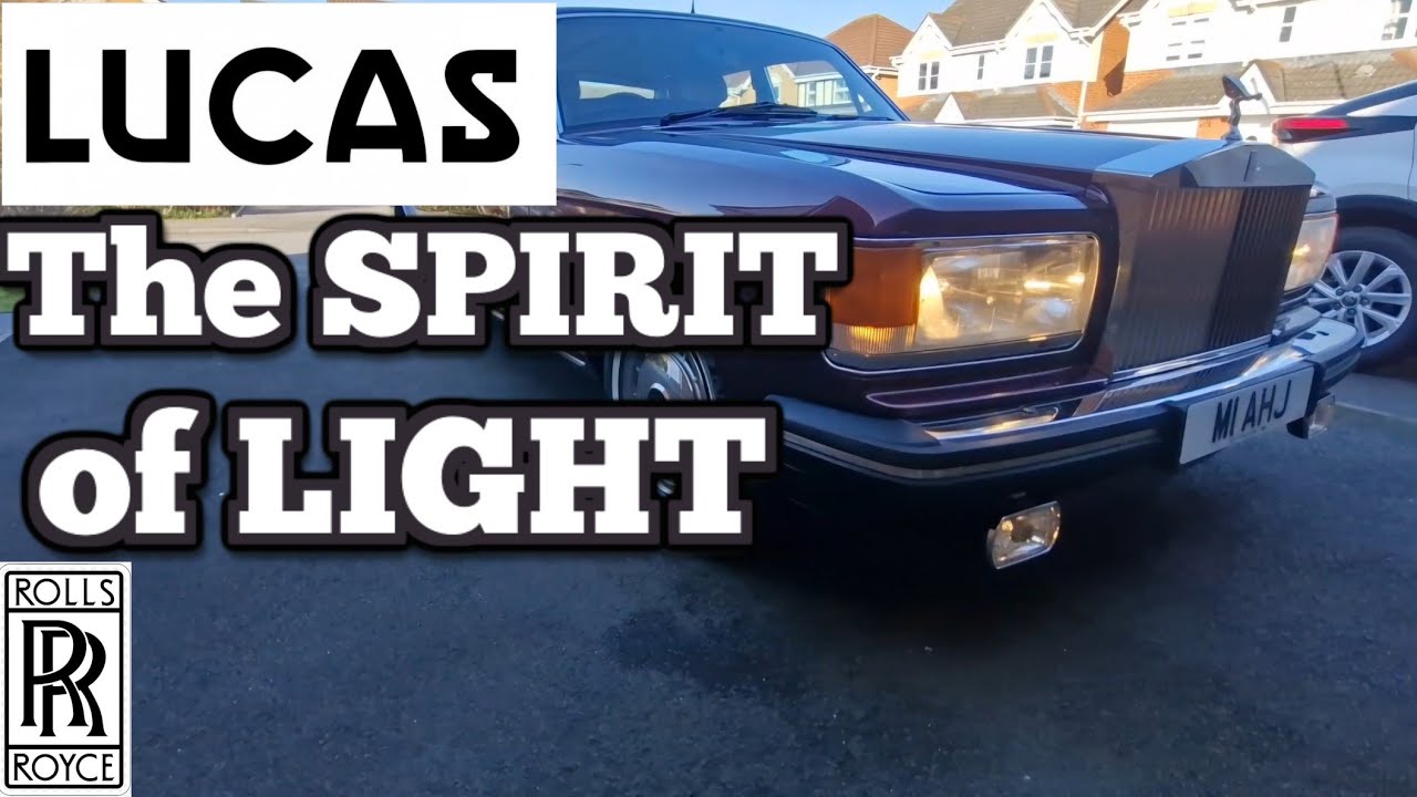 I fitted LUCAS SPOT LAMPS to my Rolls-Royce Silver Spirit III - Factory Option. Ep.33