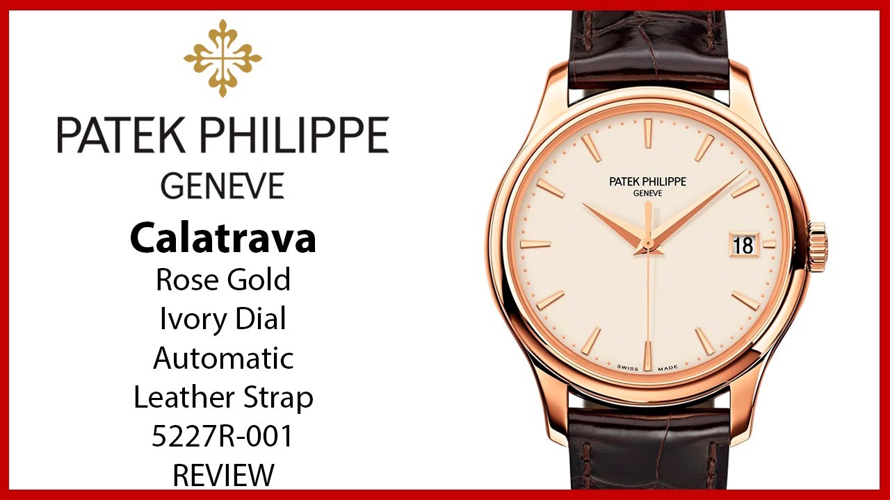 Patek Philippe Calatrava Sweep Seconds Rose Gold Ivory Dial 5227R-001 - REVIEW