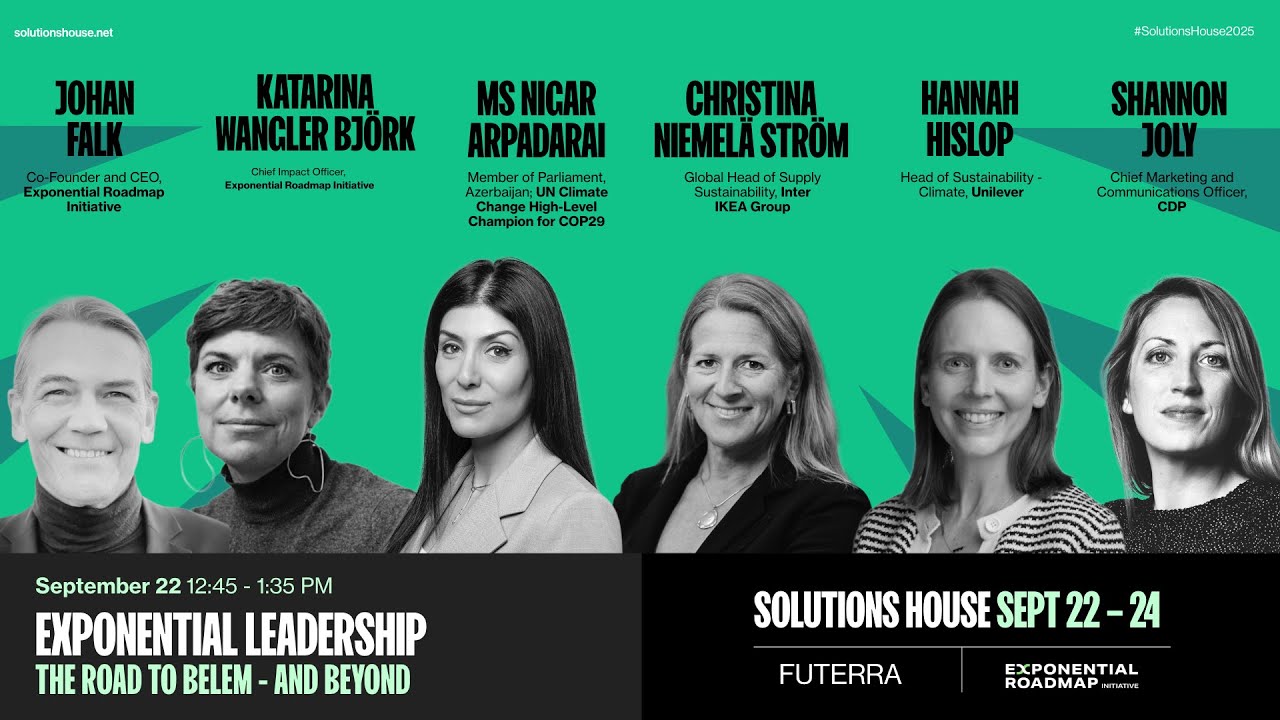 Exponential Leadership   The Road to Belem and Beyond