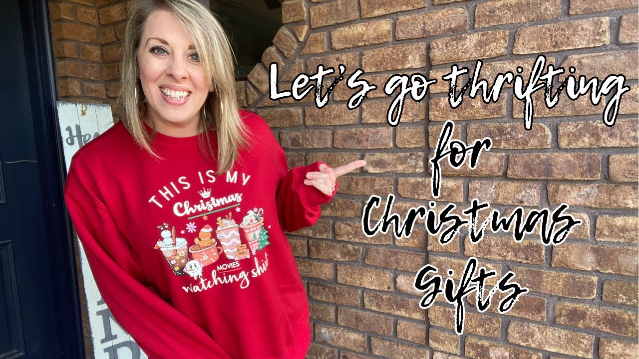 LET'S GO THRIFTING for Christmas Gifts!  || Small Budget Christmas Gift Ideas