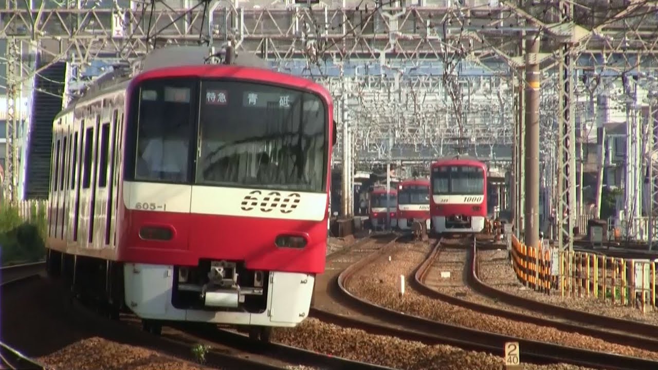 【5倍速】平日朝の京急本線･逗子線金沢八景～金沢文庫間（字幕付き）