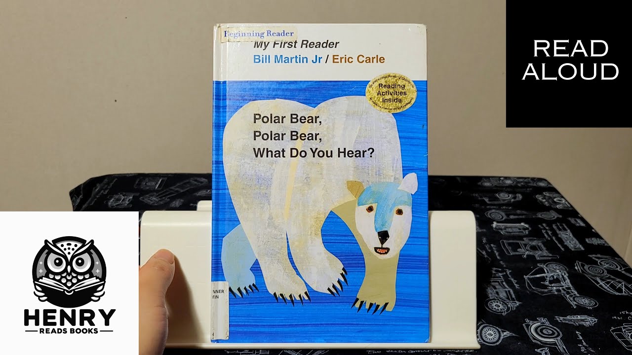 I can #hear... | Henry Reads Polar Bear Polar Bear What Do You Hear? | Read Aloud Kids Books