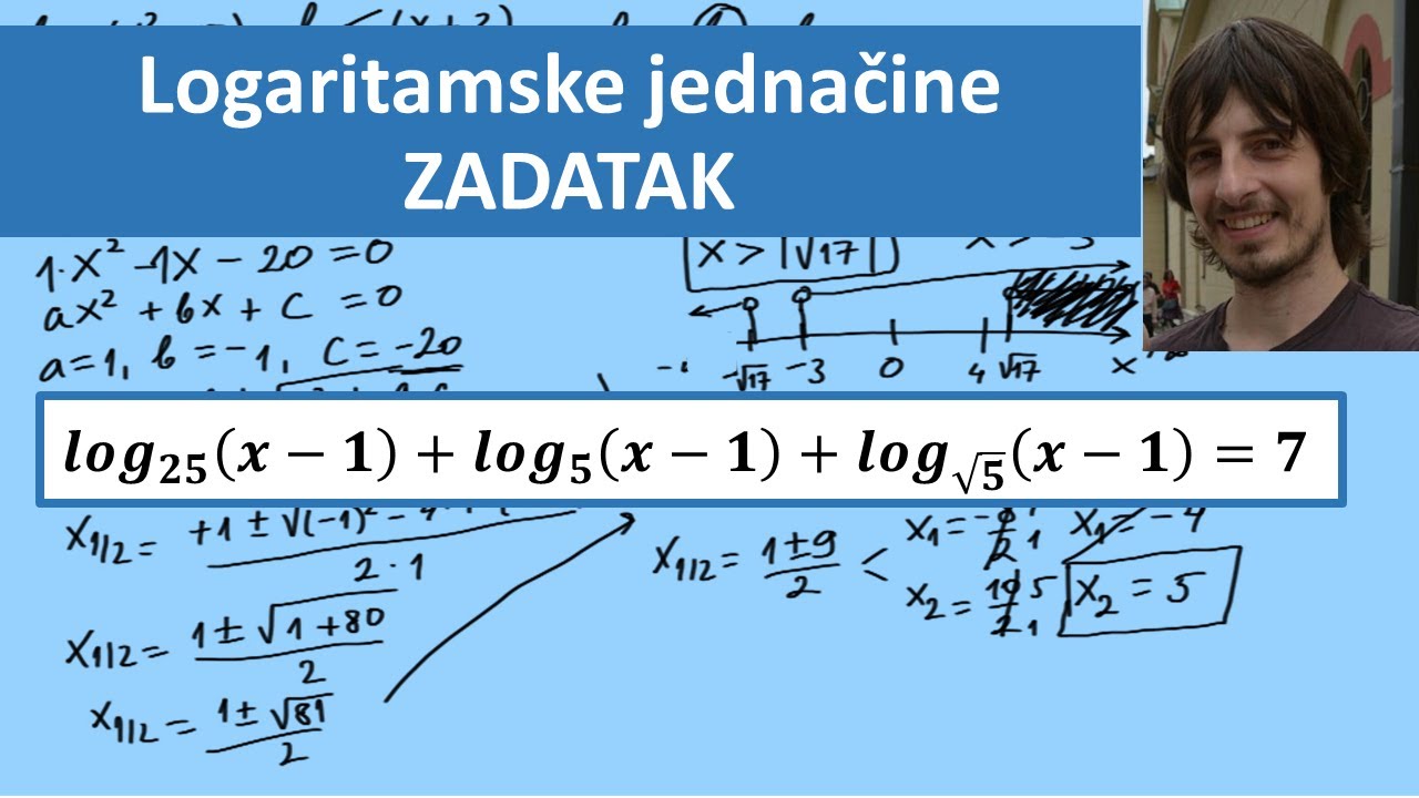 Logaritamske jednačine zadatak. Svodjenje logaritama na istu osnovu