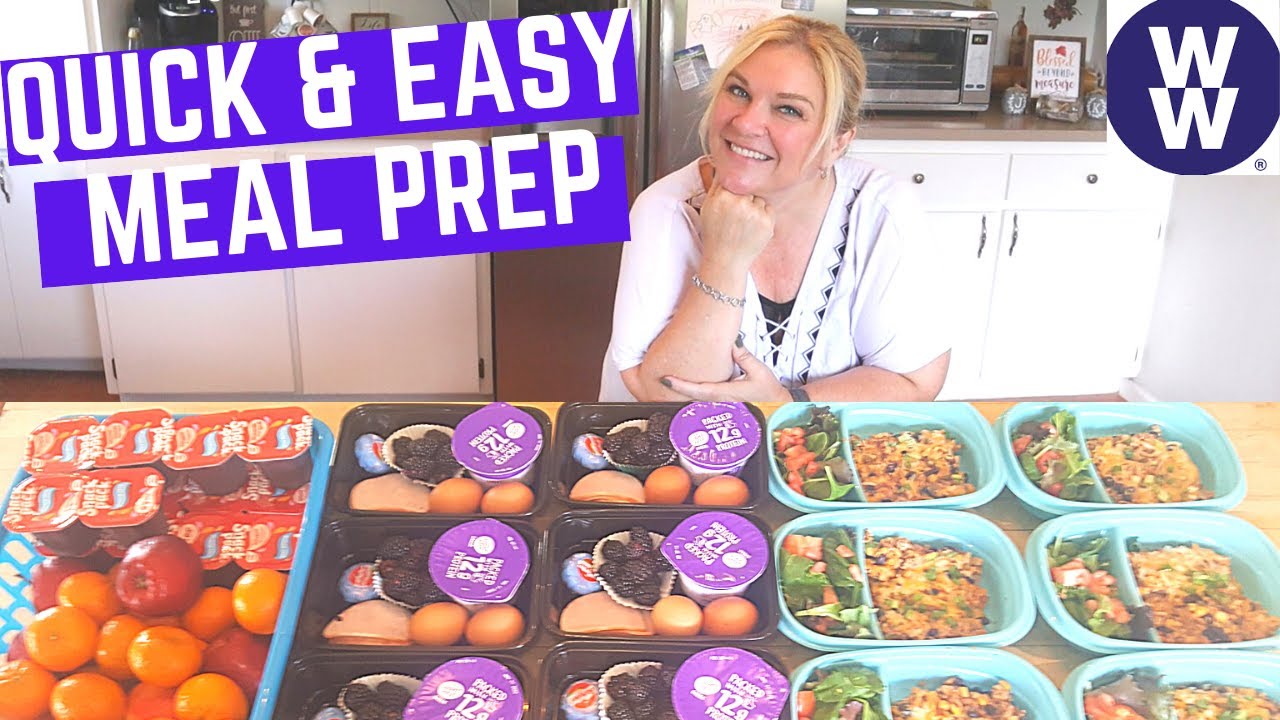 EASY MEAL PREP | BREAKFAST BENTOS | GROUND CHICKEN TACO BAKE | WW | WEIGHT WATCHERS | GRANDSON VISIT
