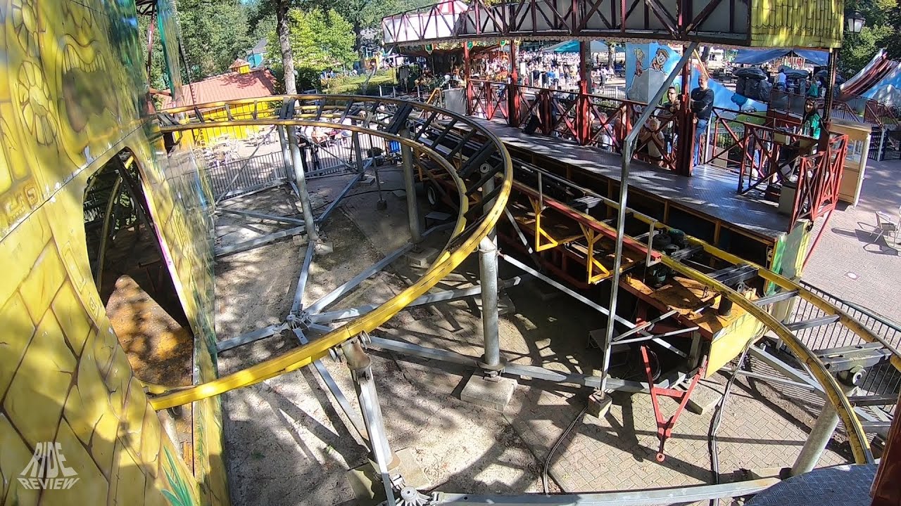 Spinning Coaster without spinning - Jungle - POV - Drouwenerzand Attractiepark